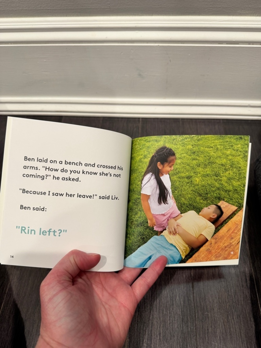 NWOT Lovevery "Waiting for Rin" Paperback Picture Book Learn to Read Skill Set - Picture 3 of 4
